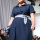 Illustration for article titled Images From The Only Plus-Size Show At Fashion Week